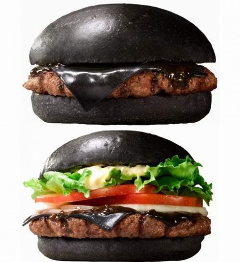 black metal burger